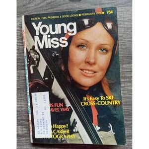 Young Miss Magazine February 1976‎ RARE Ski